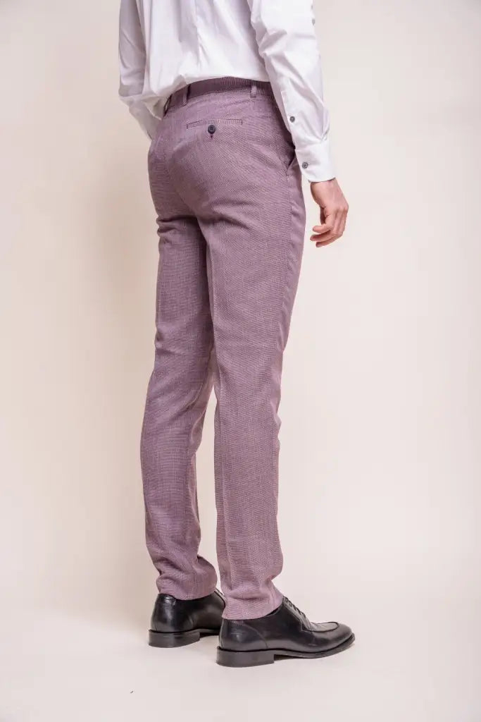 2-dielny oblek - pánsky slim fit kostým - Cavani lilac suit 2pc