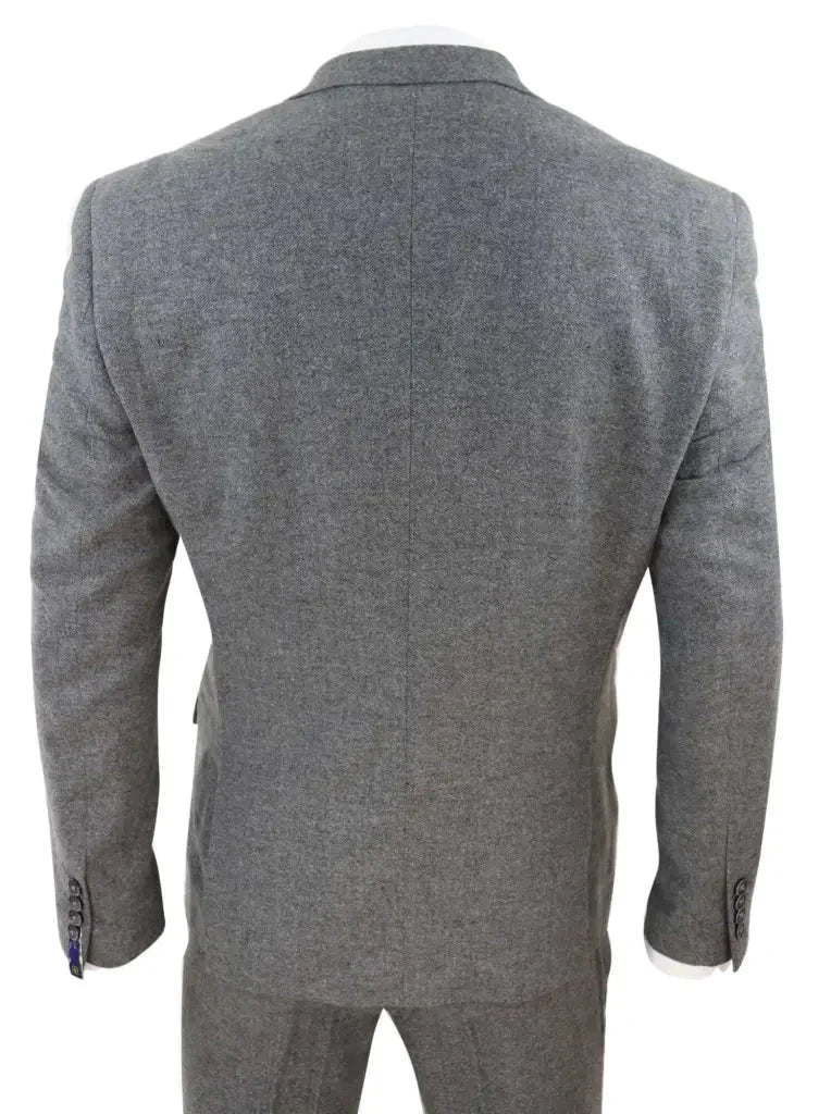 Cavani - Trojdielny oblek - Martez sivá tweed - Trojdielny oblek