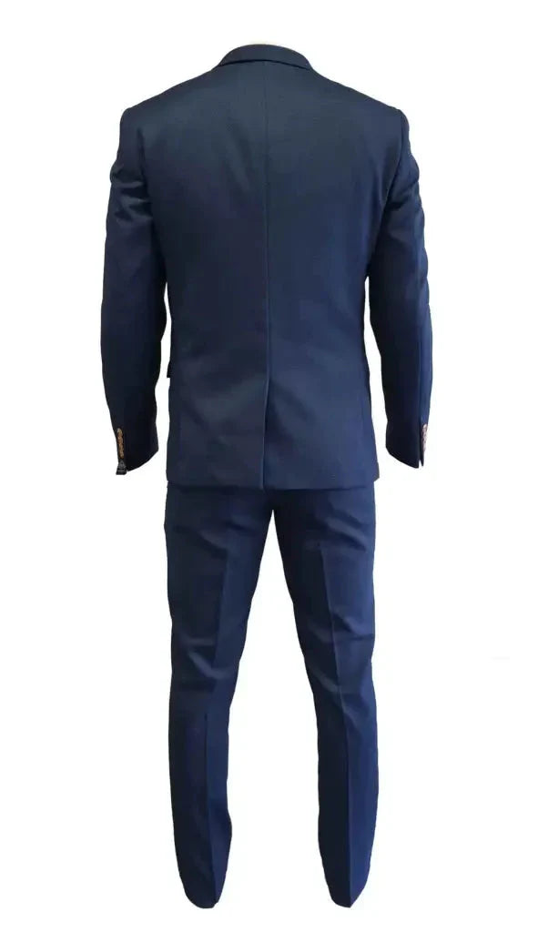 Modrý oblek - Max kráľovská modrá 3-dielny - trojdílny oblek