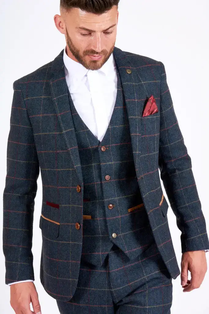 Trojdielny oblek Tweed Eton - trojdielny oblek