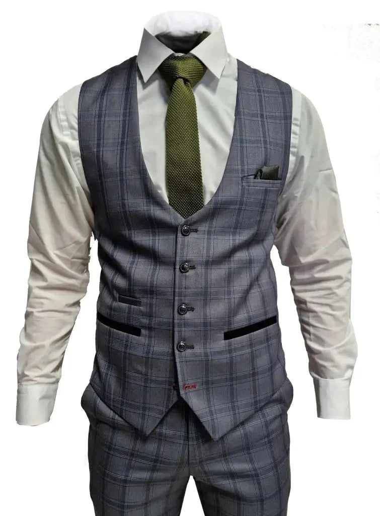 Trojdílny pánsky oblek Jose Grey - trojdílny oblek