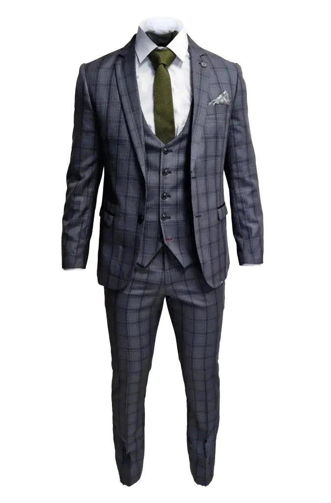 Trojdílny pánsky oblek Jose Grey - trojdílny oblek