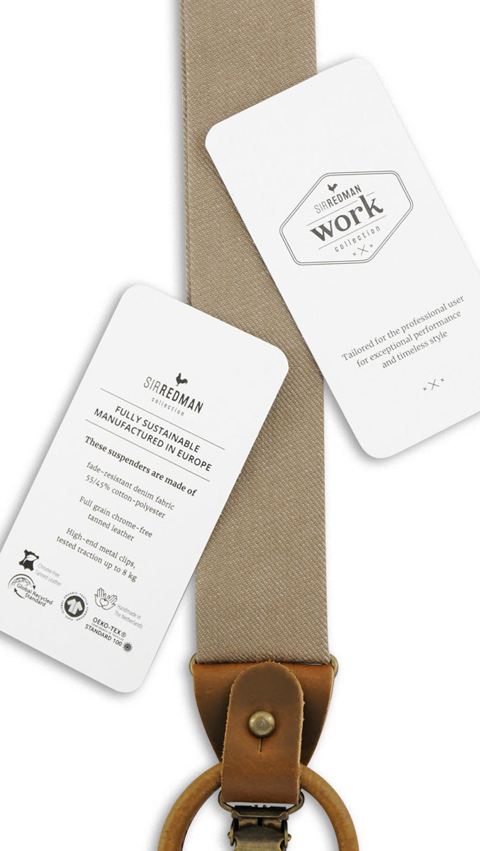 Traky Gentleman's – taupe denim
