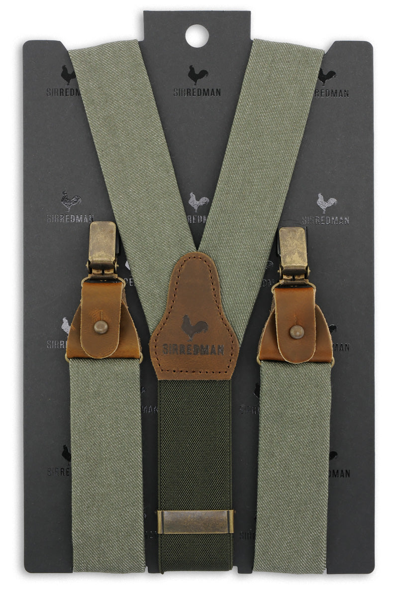 Traky Gentleman's – zelený denim