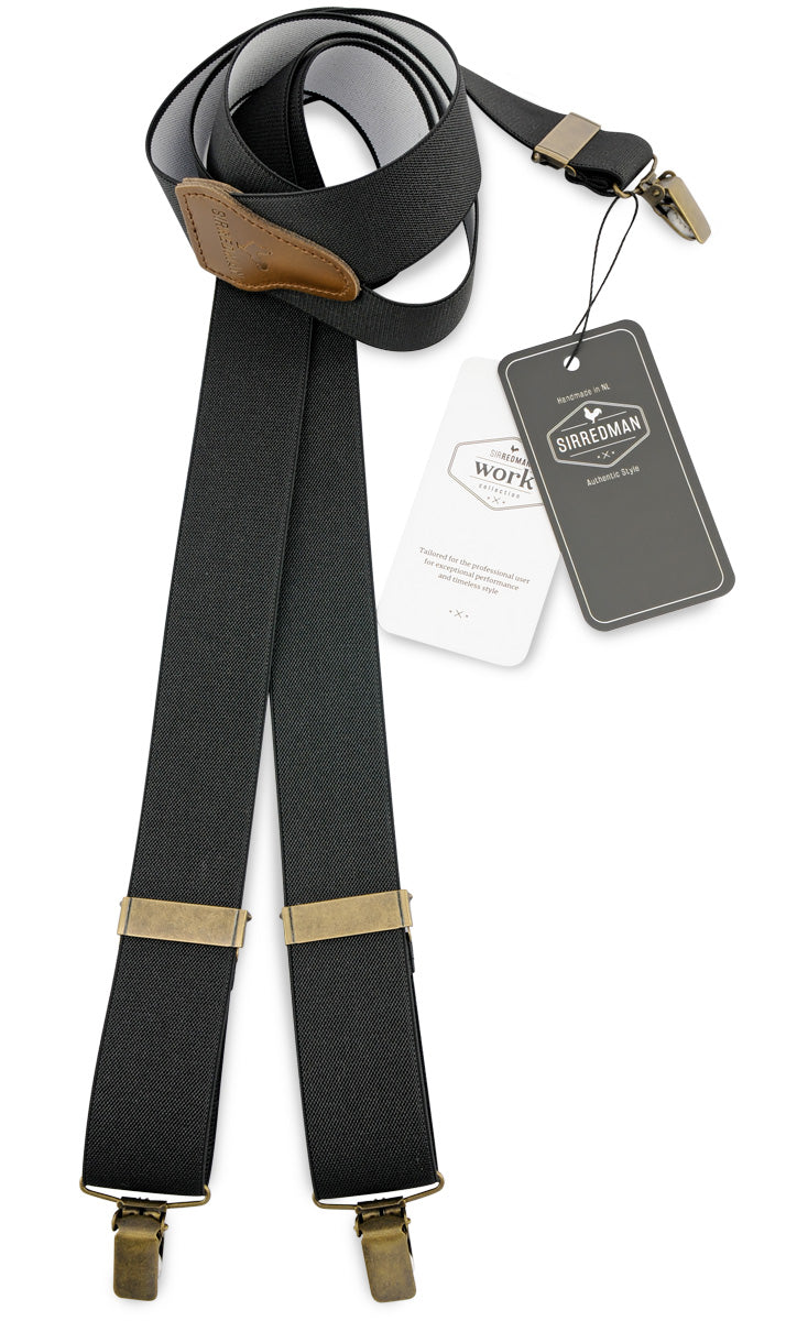 Traky Gentleman's – čierny elastický