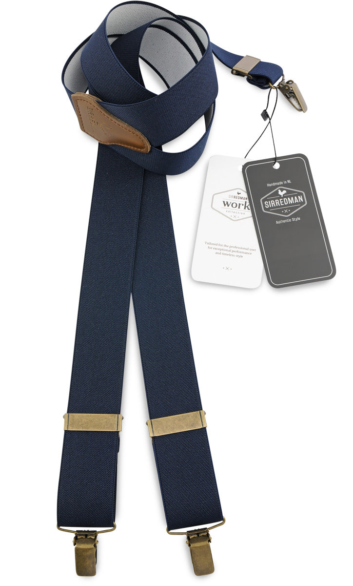 Traky Gentleman's – námornícky modrý elastický