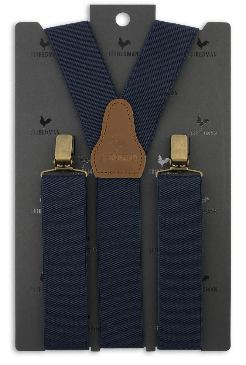 Traky Gentleman's – námornícky modrý elastický