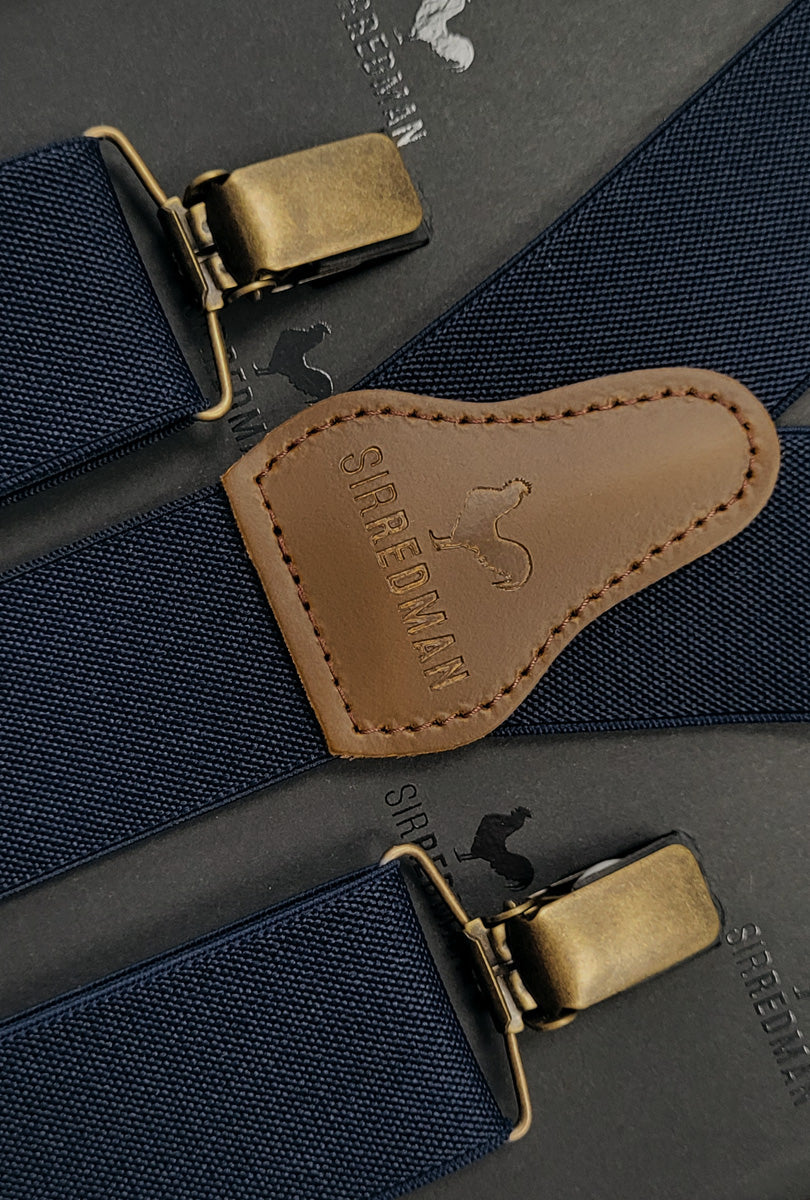 Traky Gentleman's – námornícky modrý elastický