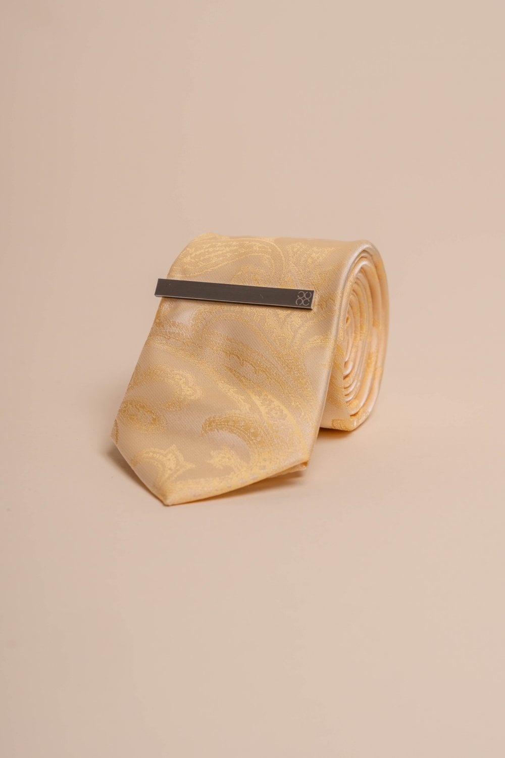 Cavani - Zlatá sada kravát s paisley vzorom