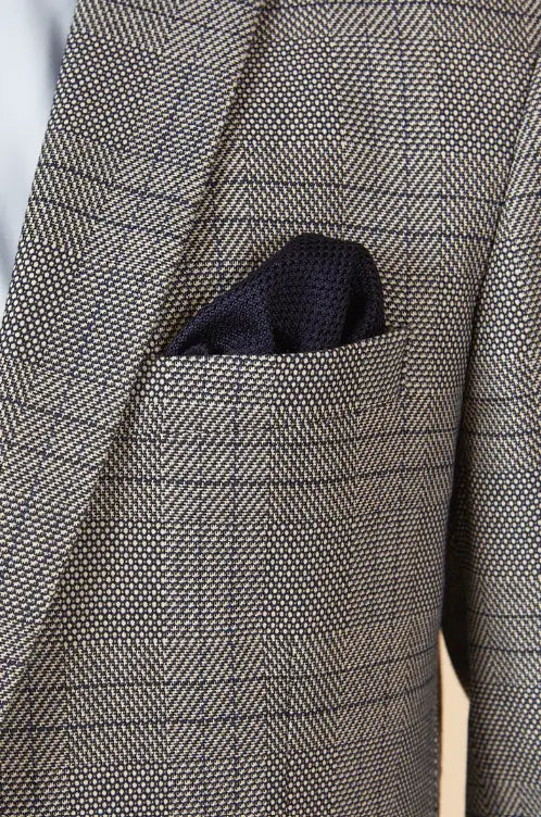 2-dielny oblek - pánsky odev v sivej farbe - kontrola Jerry sivý oblek