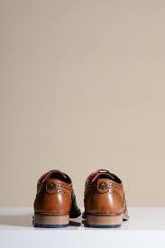 Hnedé kožené topánky, Marc Darcy Brandon - Wingtip brogue