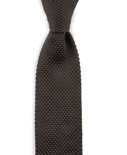 Kravata hnedá pletená - Sir Redman - kravata