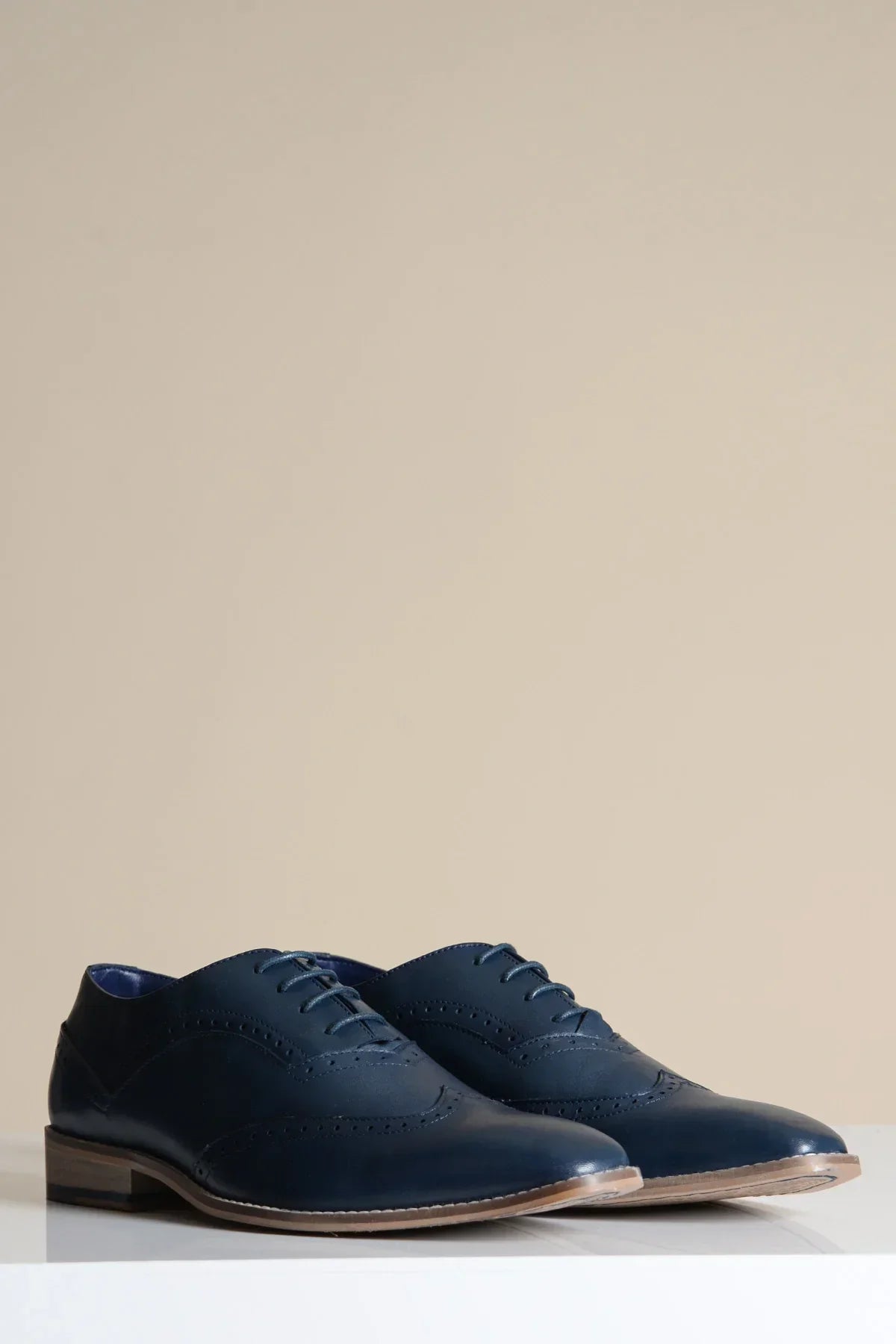Námornícke kožené topánky, Marc Darcy Dawson - Kryté špičky s dierovím vzorom