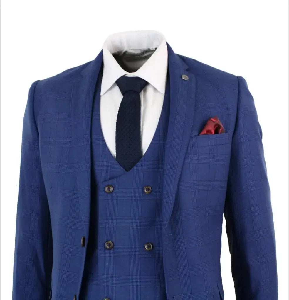 Modré oblek | Trojdílný kostým | George - trojdílný oblek