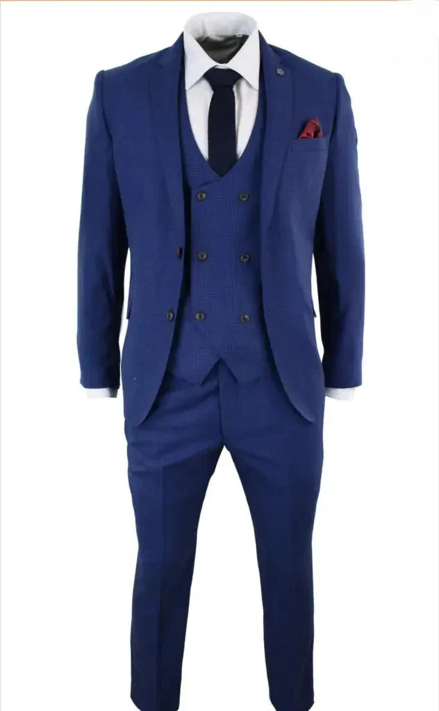Modré oblek | Trojdílný kostým | George - trojdílný oblek