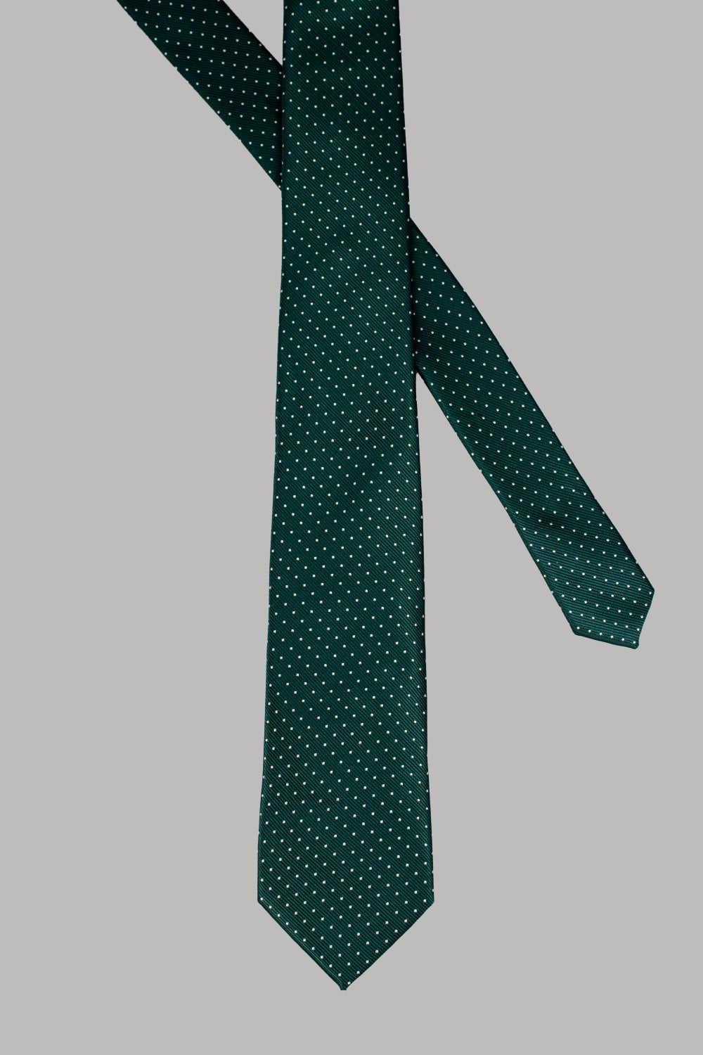 Súprava kravata olivovo zelené bodky - Cavani